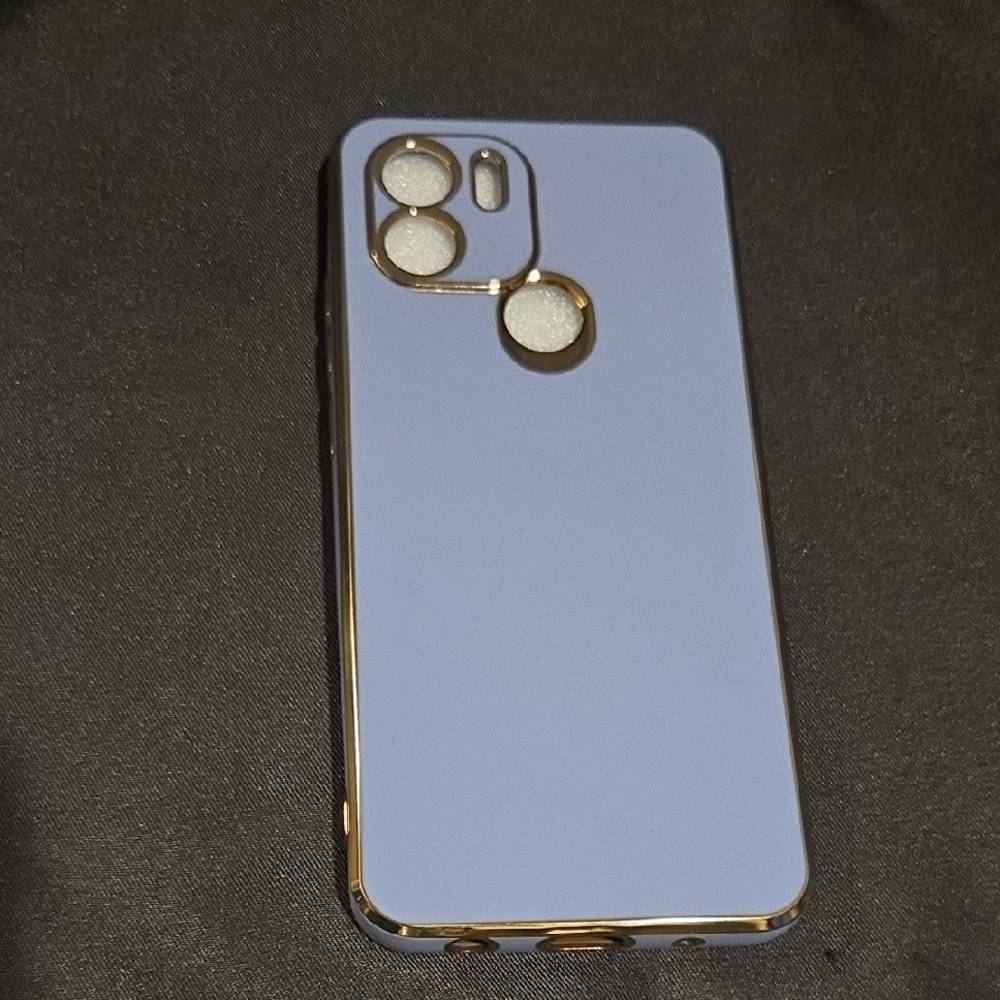 Gold and Blue Phone Case